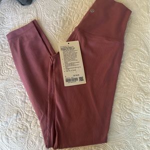 NWT lululemon align ribbed leggings